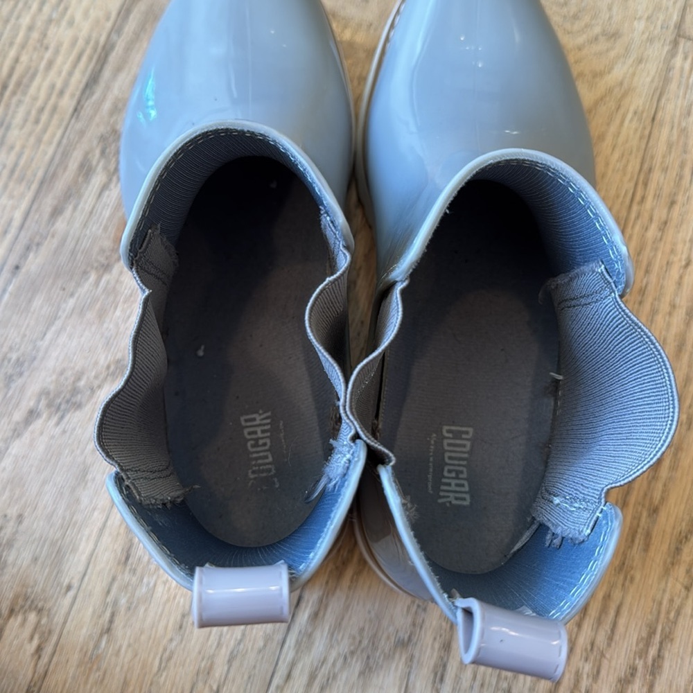 Chelsea Rain Boots gray women’s size 8 - Picture 9 of 10